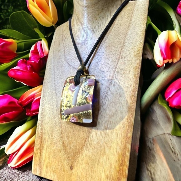 Vetro di Murano Venetian Glass Necklace - Picture 1 of 6